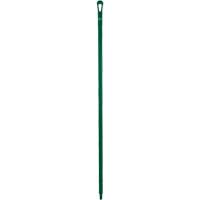 Ultra Hygiene Handle, Broom/Scraper/Squeegee, Green, Ergonomic, 59" L Distribution Jean Lapalme