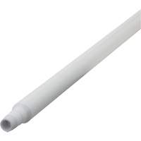 Ultra Hygiene Handle, Broom/Scraper/Squeegee, White, Ergonomic, 59" L Distribution Jean Lapalme