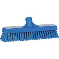 Brosse &agrave; r&eacute;curer pour planchers et murs, Crins Ferme, 12", Polyester, Bleu Distribution Jean Lapalme