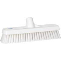 Brosse &agrave; r&eacute;curer pour planchers et murs, Crins Ferme, 12", Polyester, Blanc Distribution Jean Lapalme