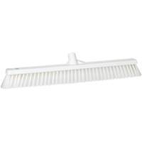 Balai-brosse &agrave; soies combin&eacute;es, Crins Cors&eacute;/Fin, 24", Polyester, Blanc Distribution Jean Lapalme