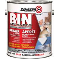 B-I-N&reg; Advanced Synthetic Shellac Based Primer, 3.78 L, Gallon, Tintable Bright White Distribution Jean Lapalme