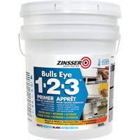 Bulls Eye 1-2-3&reg; Water-Base Primer, 18.9 L, Pail, White Distribution Jean Lapalme
