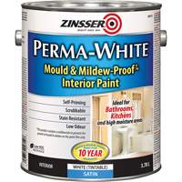 Perma-White&reg; Mold & Mildew-Proof Interior Paint, 3.78 L, Gallon, White Distribution Jean Lapalme