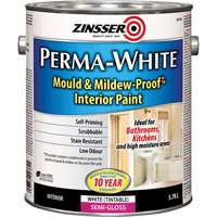 Perma-White&reg; Mold & Mildew-Proof Interior Paint, 3.78 L, Gallon, White Distribution Jean Lapalme