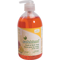 Savon pour les mains & le corps, 500 ml, Mangue papaye, Bouteille Distribution Jean Lapalme