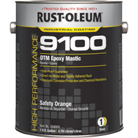 9100 System DTM Epoxy Mastic Base, Safety Orange, Gallon Distribution Jean Lapalme