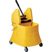 Champ Bucket & Wringer Combo, Down Press, 7.5 US Gal. (30 Quarts), Yellow Distribution Jean Lapalme