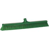 T&ecirc;te de balai-brosse pour petites particules, Crins Fin, 24", Polyester, Vert Distribution Jean Lapalme