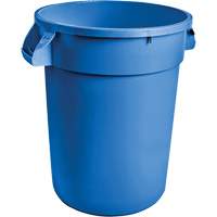 Blue Titan Heavy-Duty Garbage Container, Plastic, 20 US gal. Distribution Jean Lapalme