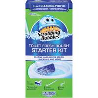 Trousse de d&eacute;marrage de brosse pour cuvettes Scrubbing Bubbles Fresh Brush, Recharge Distribution Jean Lapalme