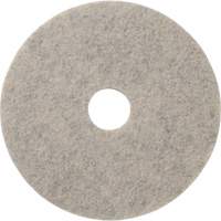 Combo Floor Pads, 19", Buffing/Burnishing, Beige Distribution Jean Lapalme
