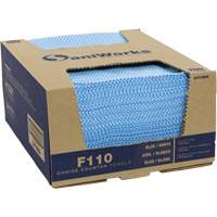 Chiffons de choix pour comptoir SaniWorks, Bleu/Blanc Distribution Jean Lapalme