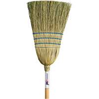 Balai de paille robuste, Trois cordes, Manche Bois Distribution Jean Lapalme