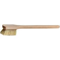 Brosse &agrave; chaudron &agrave; manche long, 20" l, Soies Tampico, Beige Distribution Jean Lapalme