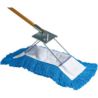 Vadrouille &agrave; &eacute;pousseter avec cadre et manche, Style &agrave; enfiler, Fil, 36" lo x 5" la Distribution Jean Lapalme