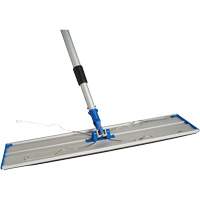 Support de vadrouille &agrave; &eacute;pousseter Static Attack avec manche t&eacute;lescopique, 24", Aluminium Distribution Jean Lapalme