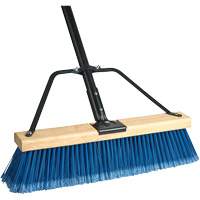 Balai-brosse &agrave; manche renforc&eacute; Ryno, 36", Fin, Soies PVC Distribution Jean Lapalme