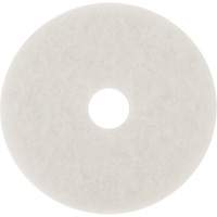 Tampon pour planchers, 10", Lustrage/Nettoyage/Polissage, Blanc Distribution Jean Lapalme