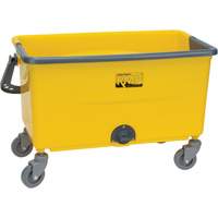 Seau et essoreuse pour vadrouille en microfibres, Passoire, 11 gal. US (44 pintes), Jaune Distribution Jean Lapalme