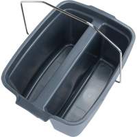 Seau double, Capacit&eacute; de 4,75 gal. US (19 pintes), Gris Distribution Jean Lapalme