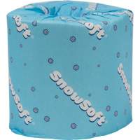 Papier hygi&eacute;nique de premi&egrave;re qualit&eacute; Snow Soft, 2 Pli, 500 Feuilles/Rouleu, Longueur 145', Blanc Distribution Jean Lapalme