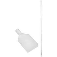 Grattoir &agrave; palette avec manche, Blanc, 4-1/3" la x 59" lo Distribution Jean Lapalme