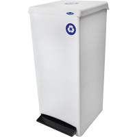 Poubelle &agrave; commande au pied, Acier, 25 gal. US Distribution Jean Lapalme