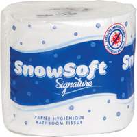 Papier hygi&eacute;nique de premi&egrave;re qualit&eacute; Snow Soft, 2 Pli, 600 Feuilles/Rouleu, Longueur 145', Blanc Distribution Jean Lapalme