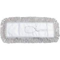 Vadrouille &agrave; &eacute;pousseter, Style &agrave; attacher, Coton, 18" lo x 5" la Distribution Jean Lapalme