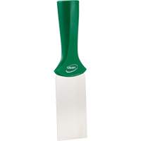 Grattoir en acier inoxydable avec poign&eacute;e montable sur manche, Vert, 2" la x 8" lo Distribution Jean Lapalme