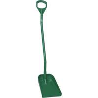 Pelle ergonomique &agrave; lame r&eacute;duite, Longueur de 50", Plastique, Vert Distribution Jean Lapalme