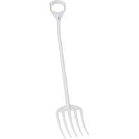 Fourche hygi&eacute;nique, Longueur de 49", Plastique, Blanc Distribution Jean Lapalme