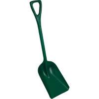 Pelle monobloc perceptible par d&eacute;tecteur de m&eacute;tal, Lame 10" x 14", Longueur de 37-1/2", Plastique, Vert Distribution Jean Lapalme