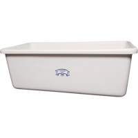 Bac de rangement et transport, Plastique, Blanc Distribution Jean Lapalme
