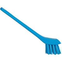 Brush with Scraping Edge, Stiff Bristles, 6" Long, Blue Distribution Jean Lapalme
