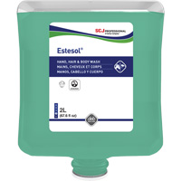 Nettoyant pour les mains, les cheveux et le corps Estesol, 2 L, For&ecirc;t tropicale, Cartouche en plastique Distribution Jean Lapalme