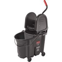 Seau et essoreuse Wavebrake, Pression vers le bas, 8,75 gal. US (35 pintes), Noir Distribution Jean Lapalme