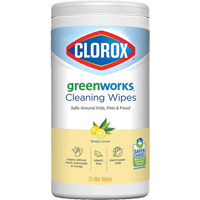 Lingettes nettoyantes GreenWorks, 75 lingettes Distribution Jean Lapalme