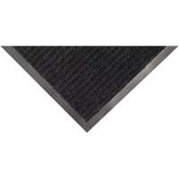 Twin Rib Matting, Wiper/Scraper, 2' x 3' x 1/4", Charcoal Distribution Jean Lapalme