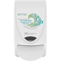 Distributeur de savon manuel Proline Wave, Pompe, Capacit&eacute; de 1000 ml, Format Cartouche de recharge Distribution Jean Lapalme