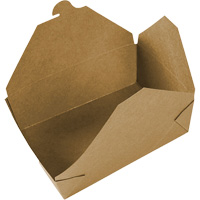 Kraft Take Out Food Containers, Corrugated, Rectangular Distribution Jean Lapalme