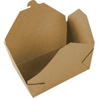 Kraft Take Out Food Containers, Corrugated, Rectangular Distribution Jean Lapalme