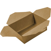 Kraft Take Out Food Containers, Corrugated, Rectangular Distribution Jean Lapalme