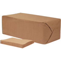 Pro Select&reg; Brown Napkins, 1 Ply, 12" x 12" Distribution Jean Lapalme