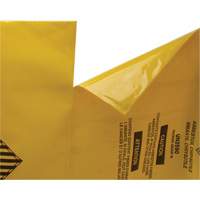 Doublures pour d&eacute;chets dangereux, Amiante, 40" lo x 26" la, 3 mils Distribution Jean Lapalme