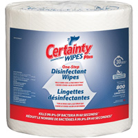 Plus Disinfectant Wipes, 7-9/10" x 5-9/10", 800 Count Distribution Jean Lapalme