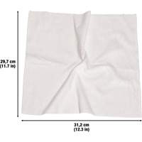 Chiffons lavables pour le nettoyage, Microfibre, Blanc Distribution Jean Lapalme