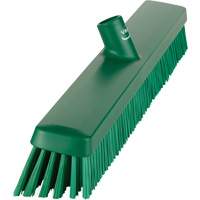 Balai-brosse robuste, Crins Fin/Ferme, 24", Vert Distribution Jean Lapalme