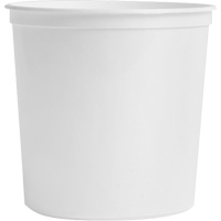 Food Storage Container, Plastic, 2 L Capacity, White Distribution Jean Lapalme